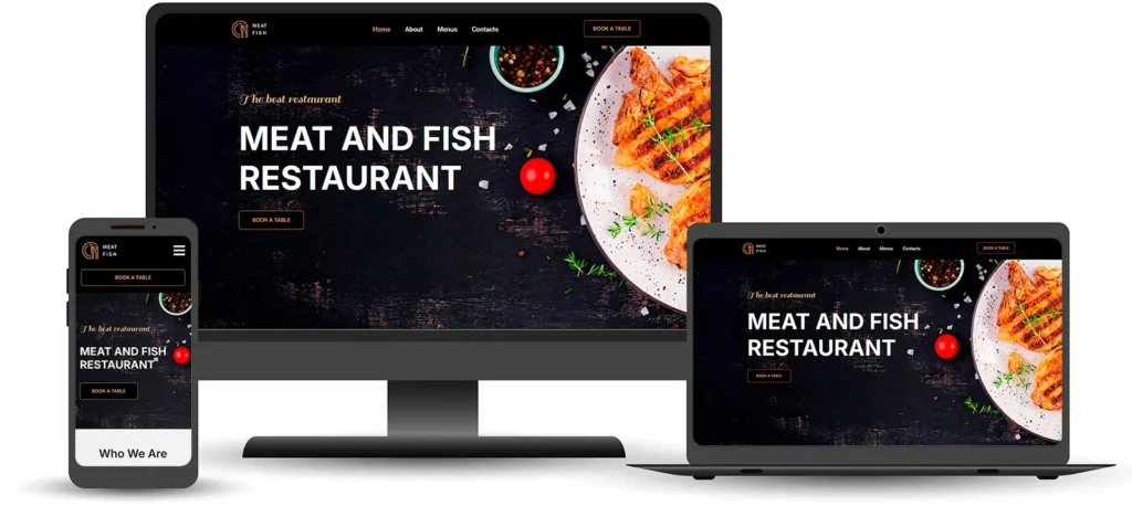 Meat and Fish Restaurant WordPress Theme